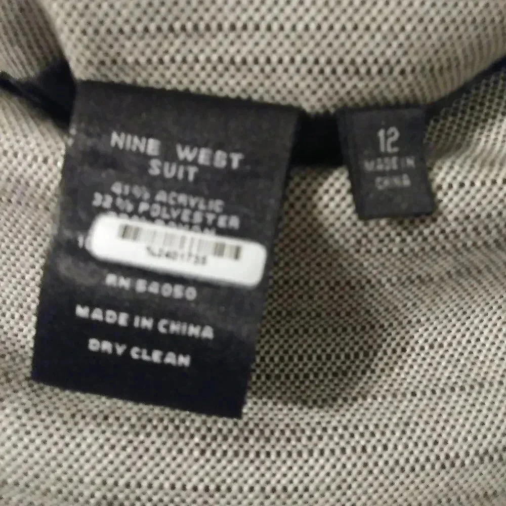 Nine West Suit Pencil Skirt Grey - Picture 2 of 5